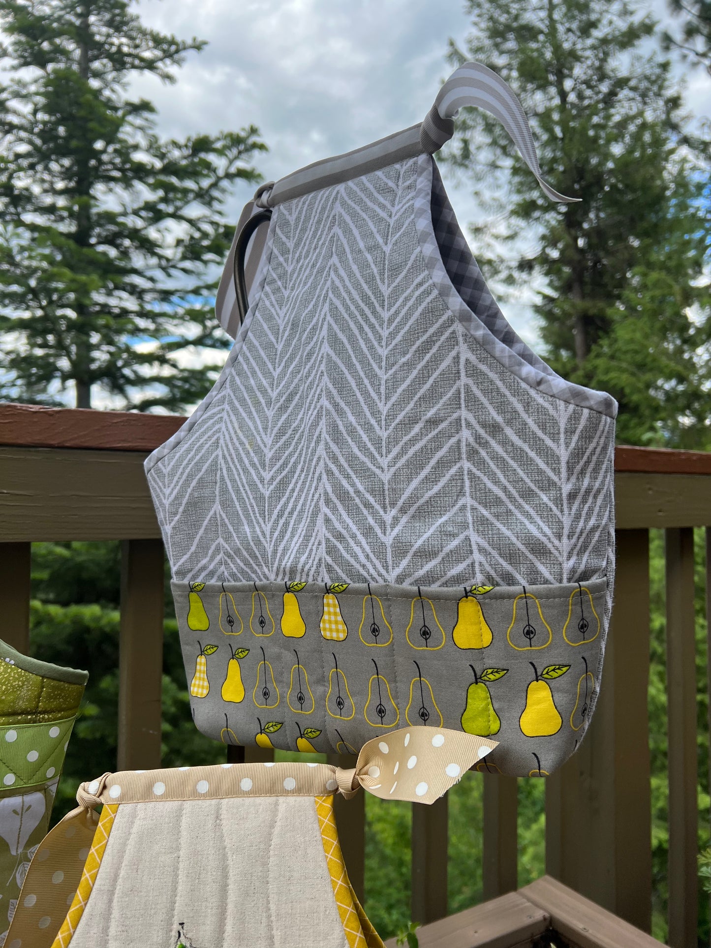 Possibility Tote -Pears and Chevrons