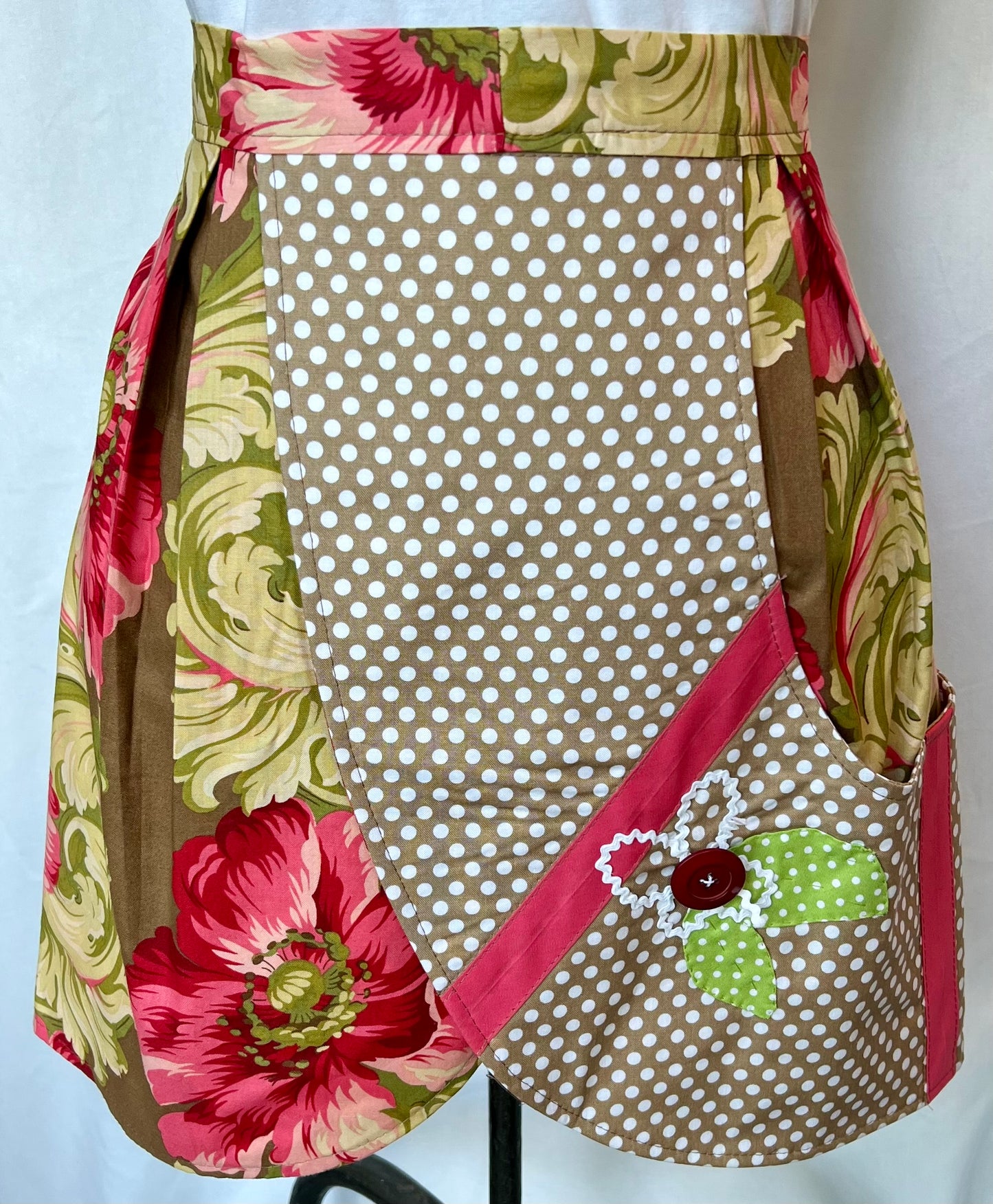 Petal Apron-Vintage flowers