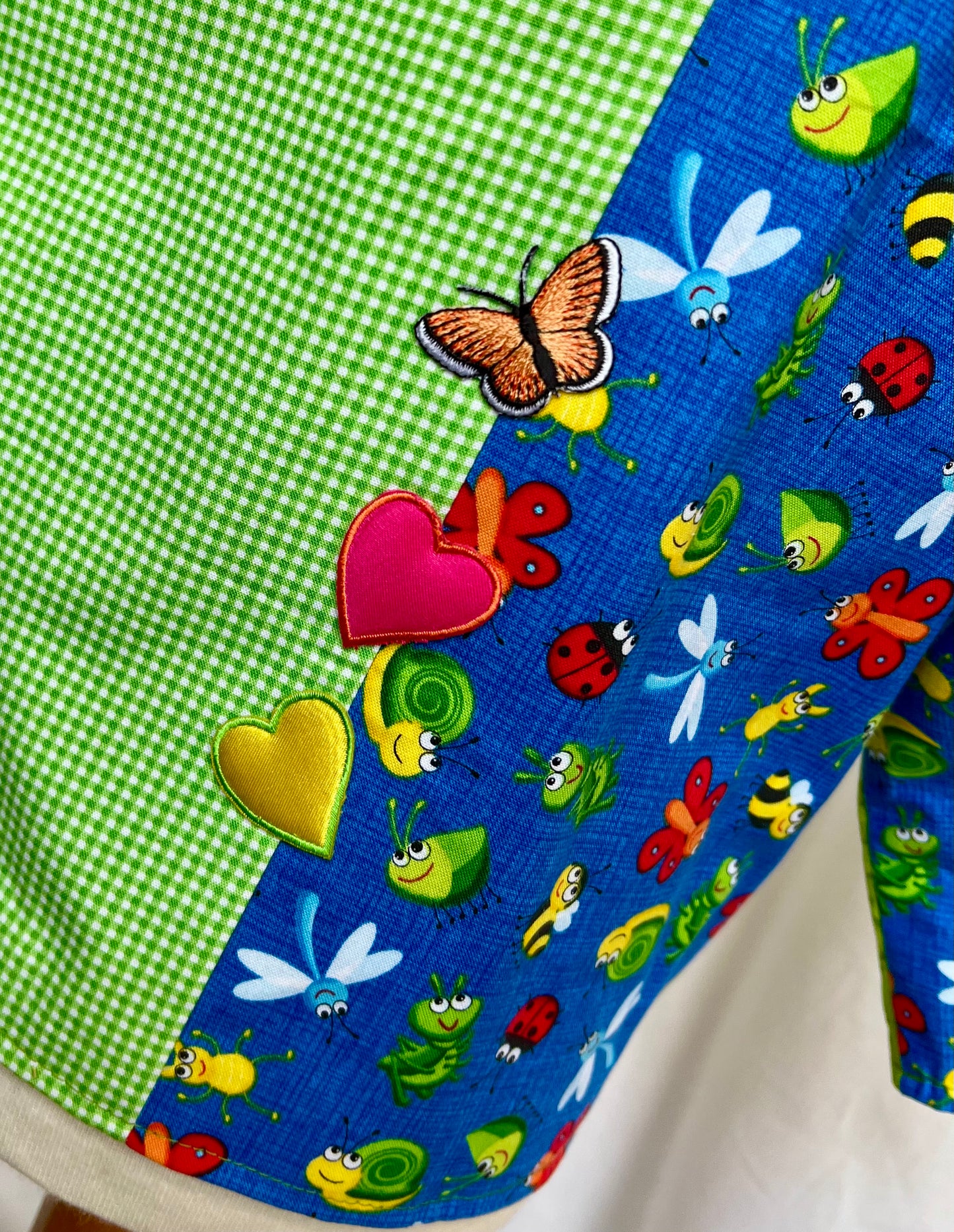 1-4-U times 2 green and blue lady bug