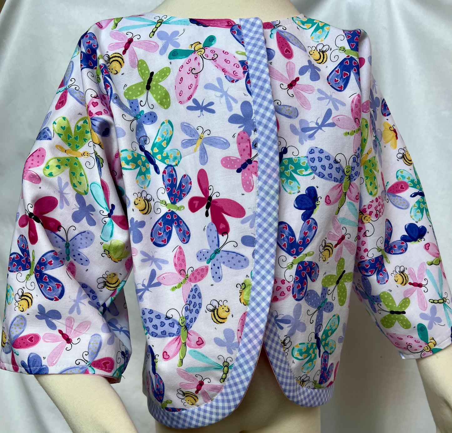1-4-U Children's jacket pink and purple butterflies and bees