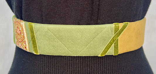 Ultrasuede sage green , olive green