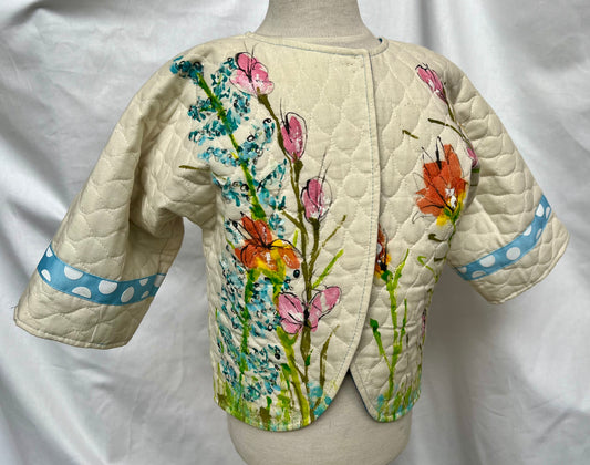 1-4-U times 2 hand painted flower garden