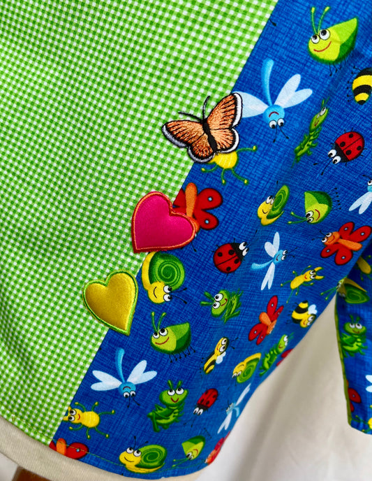 1-4-U times 2  green and blue lady bug