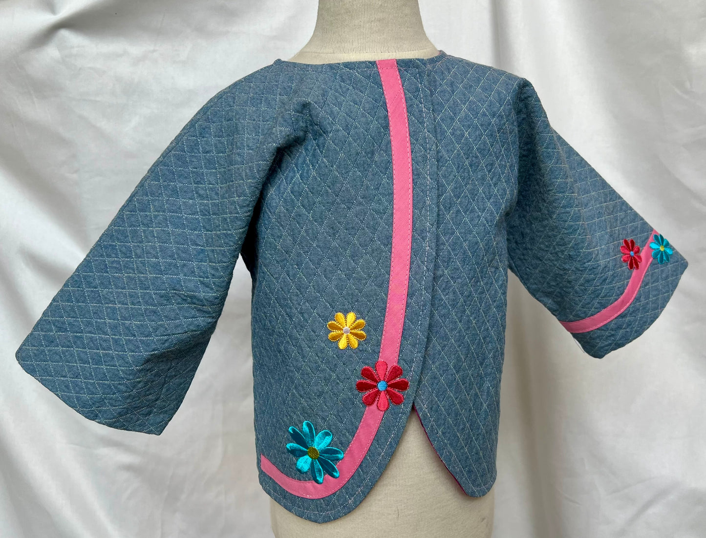 1-4-U times 2  denim and flowers