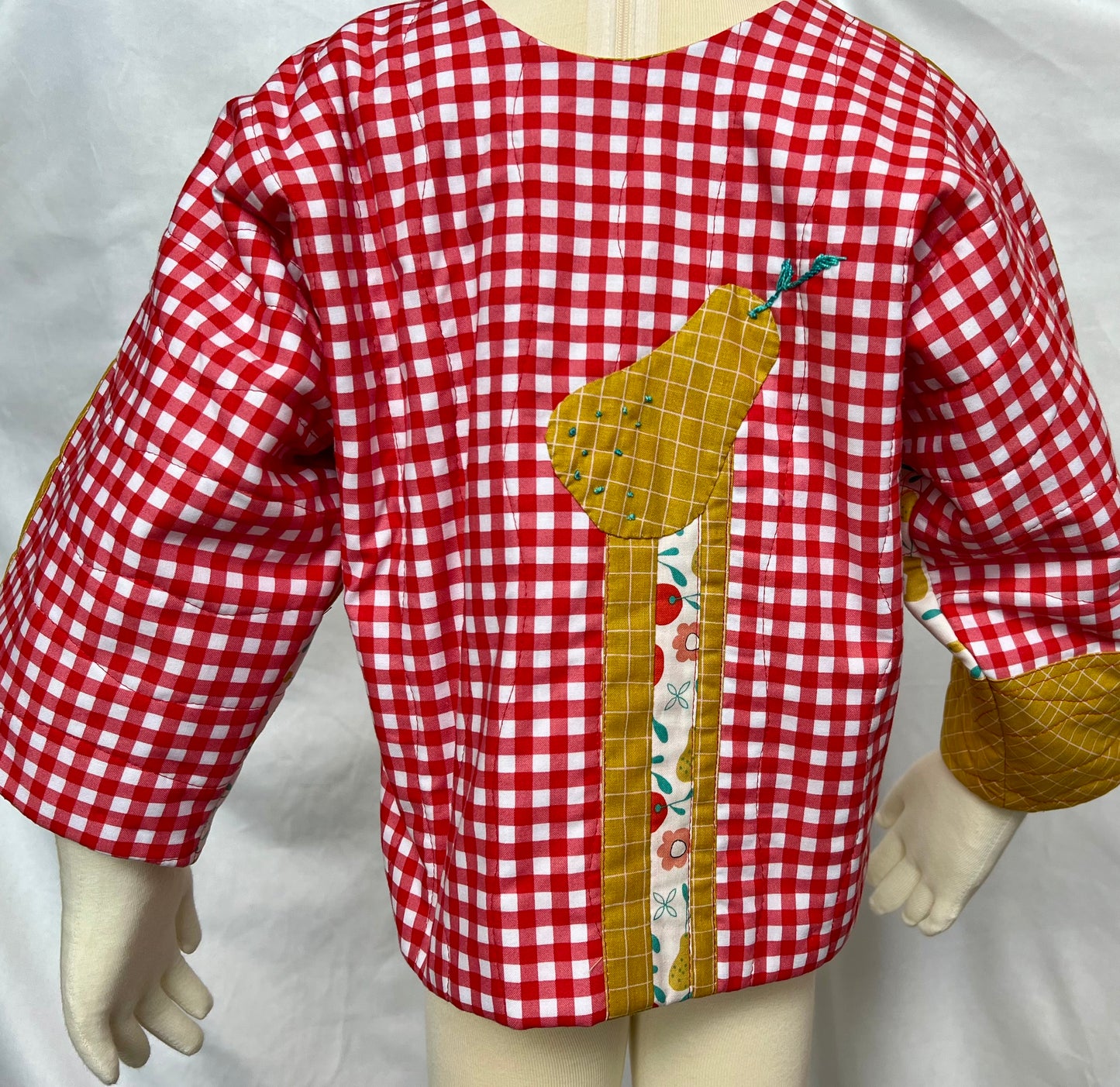 1-4-U times 2   Red and Gold Pears with red checks