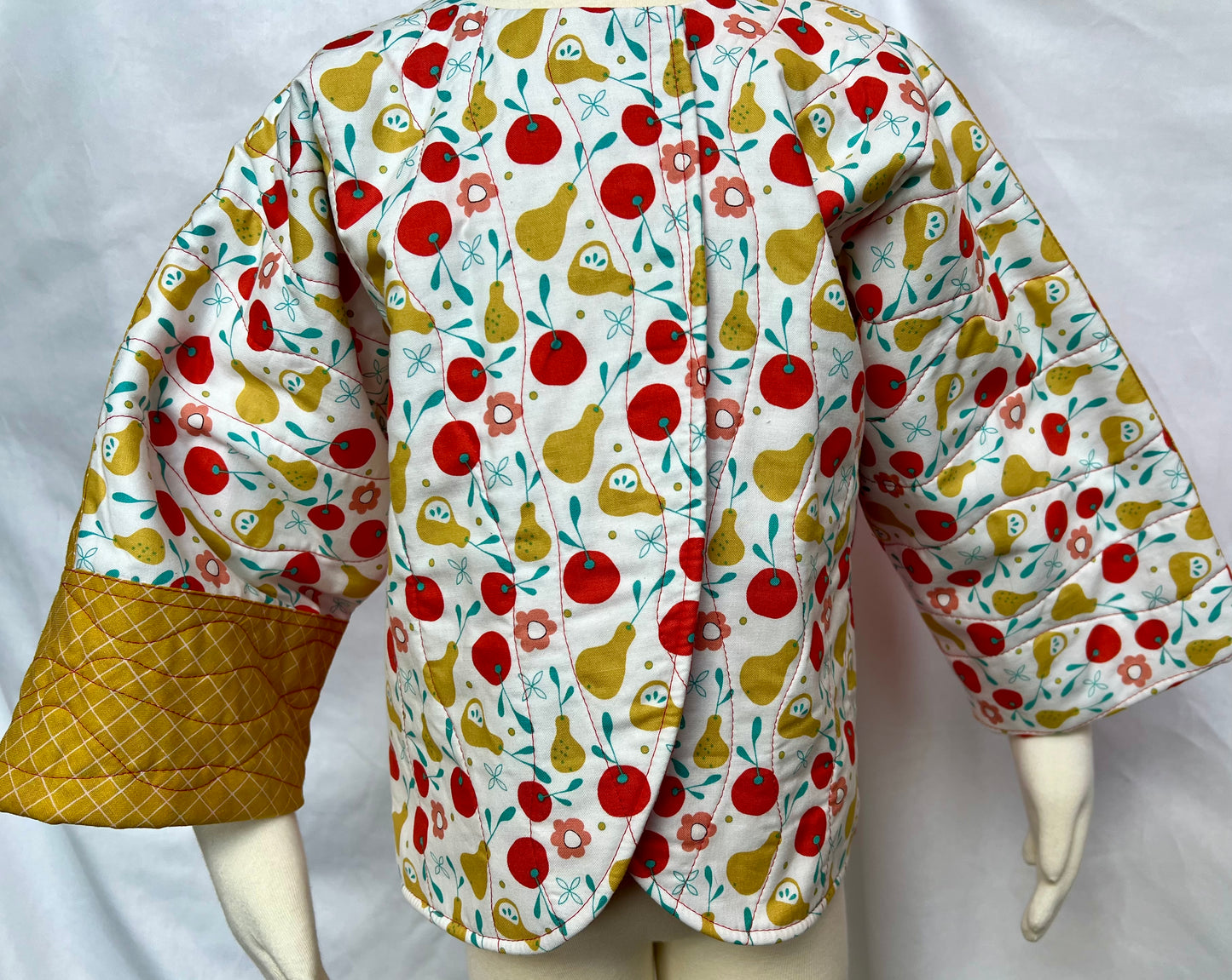 1-4-U times 2   Red and Gold Pears with red checks