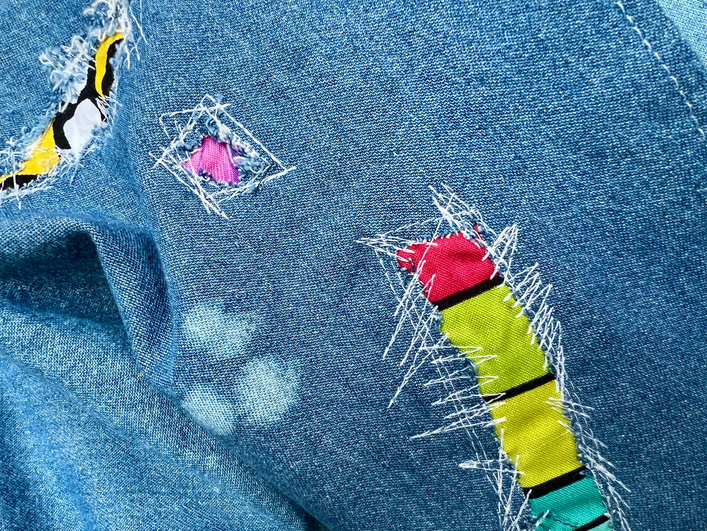 1-4-U times 2    Denim patchwork