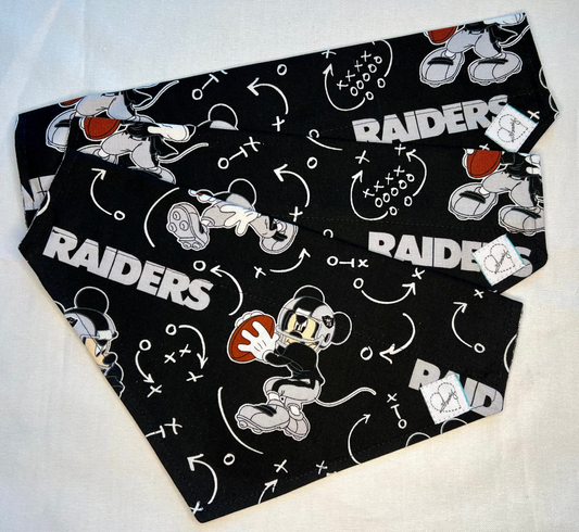 Doggie Bandana  Raiders set of 3