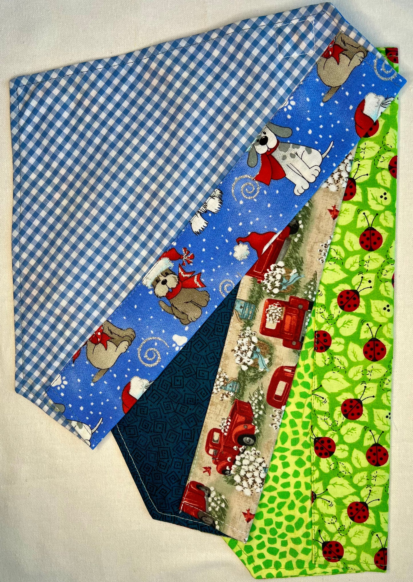 Doggie Bandana Set of 3 Winter, Spring, Summer