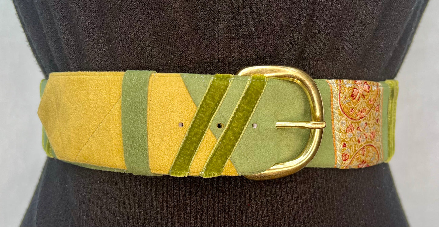 Ultrasuede sage green , olive green
