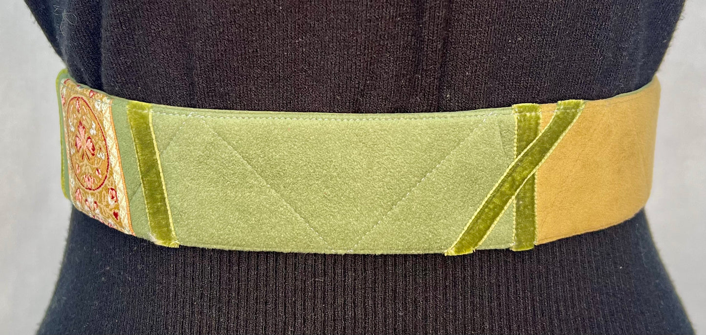 Ultrasuede sage green , olive green