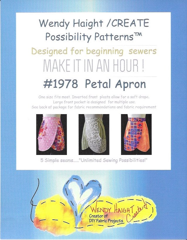Possibility Patterns -Petal Apron # 1978