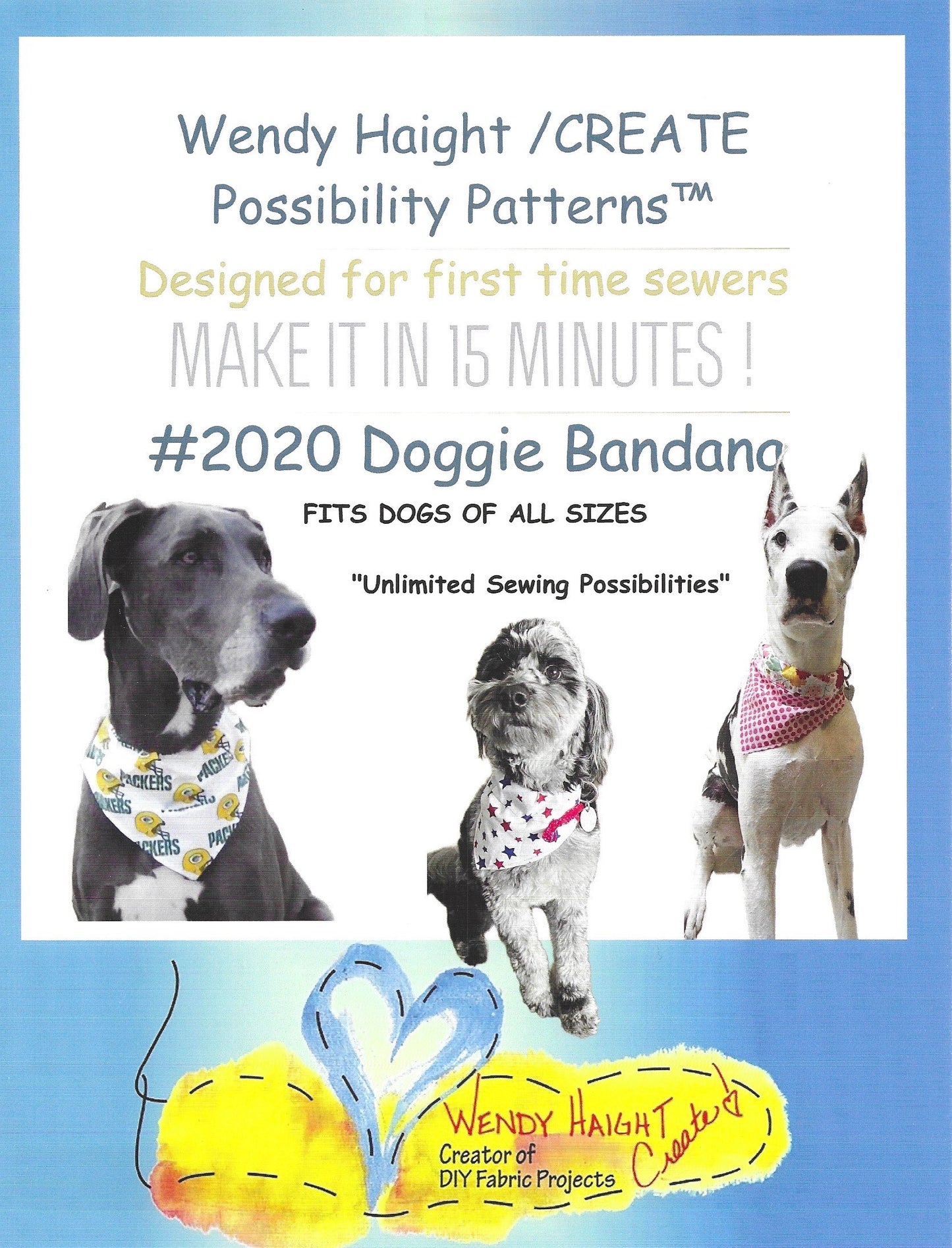 Doggie Bandana - Possibility Pattern